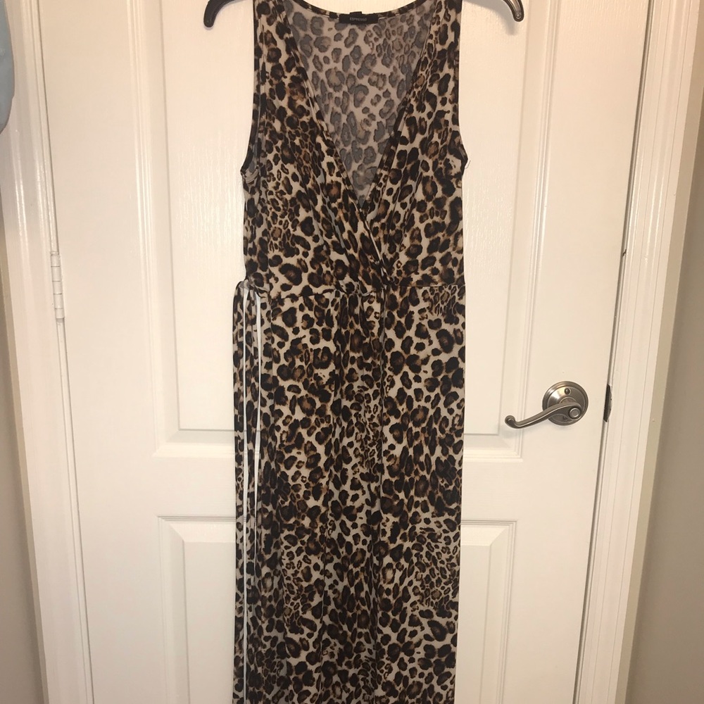 Animal Print Maxi Dress